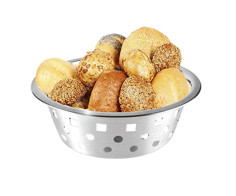 Cesto p/ Pão Inox